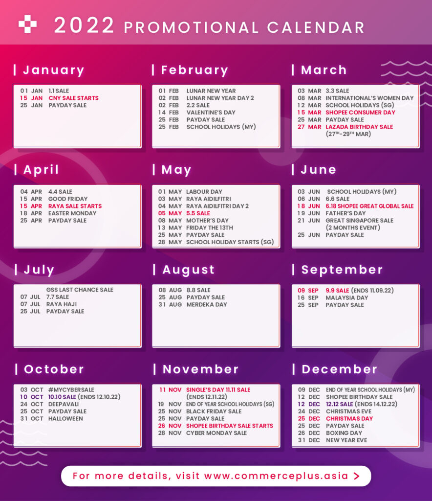 Ecommerce Calendar
