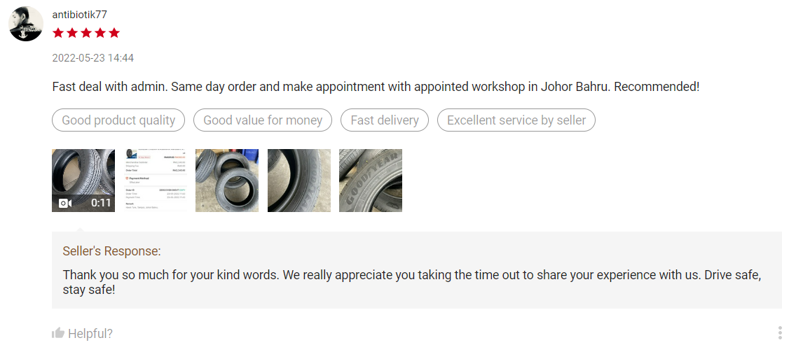 Goodyear - Reviews management