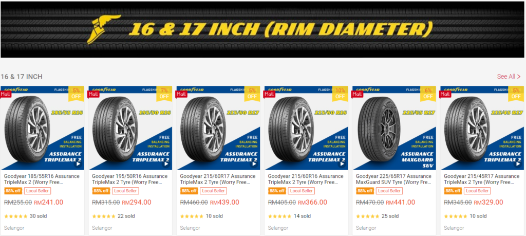 16 & 17 INCH (RIM Diameter)