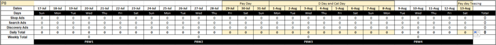 PAY DAY AND D'DAY OPTIMIZATIONS